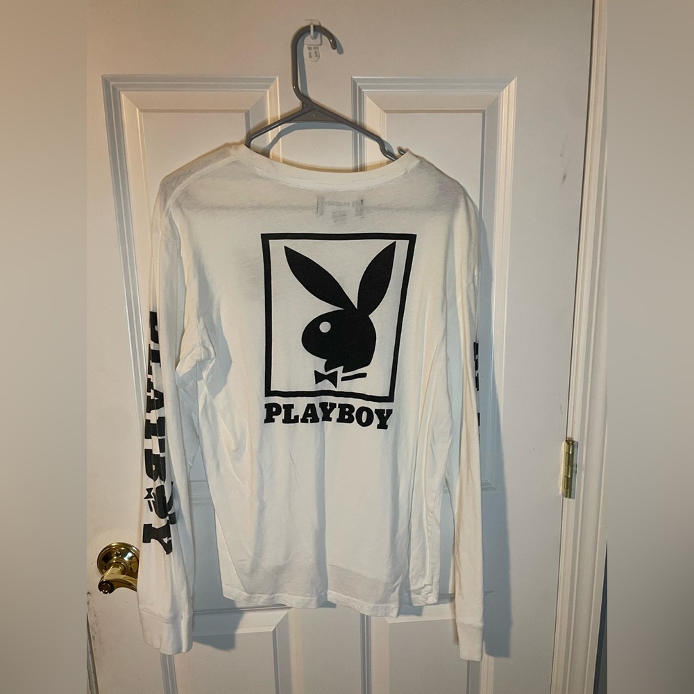 Playboy PacSun Long Sleeve White Size Small